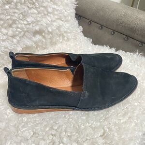 Frye Helena Suede Flat Loafer